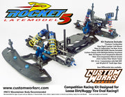 Custom Works Rocket 5 - 1/10 scale LM / MWM Chassis Kit