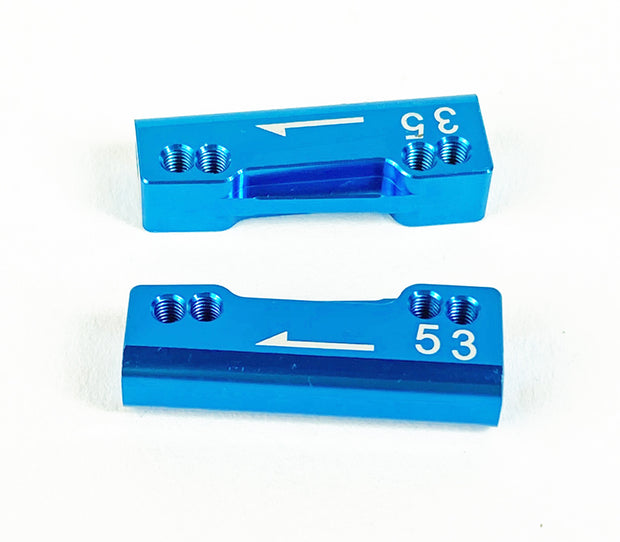 Custom Works 2445 REAR TOE BLOCK 3-5 Deg M3 (pr)