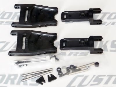 Custom Works 3270 ADJUSTABLE ARM KIT FOR TRAXXAS 2wd SLASH/ and SLASH MODIFIED