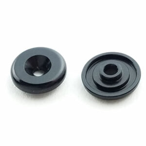 Custom Works 3428 Aluminum Wing Mount Buttons (1pr)