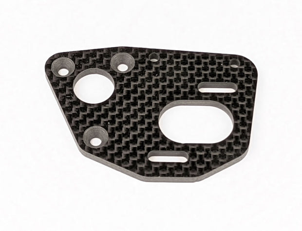 Custom Works 4497 V2 LAYDOWN TRANS CARBON MOTOR PLATE
