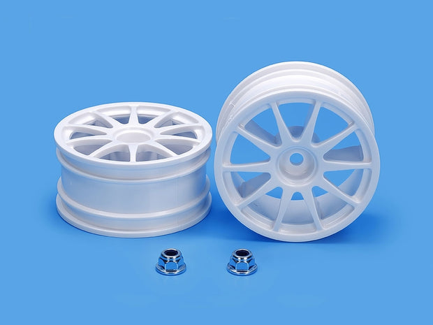 Tamiya 50732 10 Spoke One-Piece Wheels - (1pr)