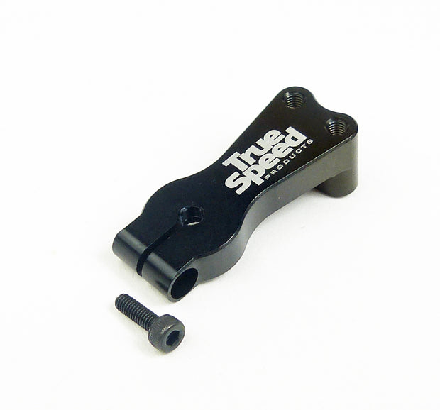 Custom Works 5247 BLACK ALUM. EXTENDED FRONT MOUNT SERVO ARM (M3, 25T)