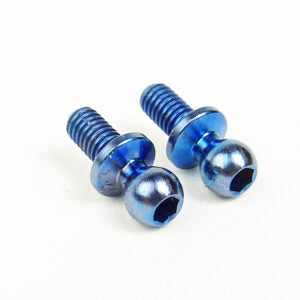 Custom Works 8511 M3 SHORT HEX BALL STUD BLUE TITANIUM (2)