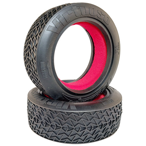 DE Racing Virtuoso 1/10 2.2" Buggy Front Tire (1pr)