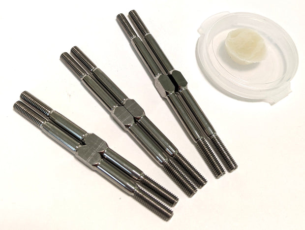 Track Star Titanium Turnbuckle Set - Schumacher LD3D (6pcs)