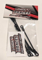 Bucher's Braces for Street Stock / LM / MWM / Mud Boss (4pcs) Choose Color
