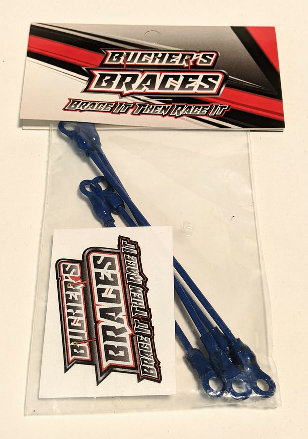 Bucher's Braces for Street Stock / LM / MWM / Mud Boss (4pcs) Choose Color