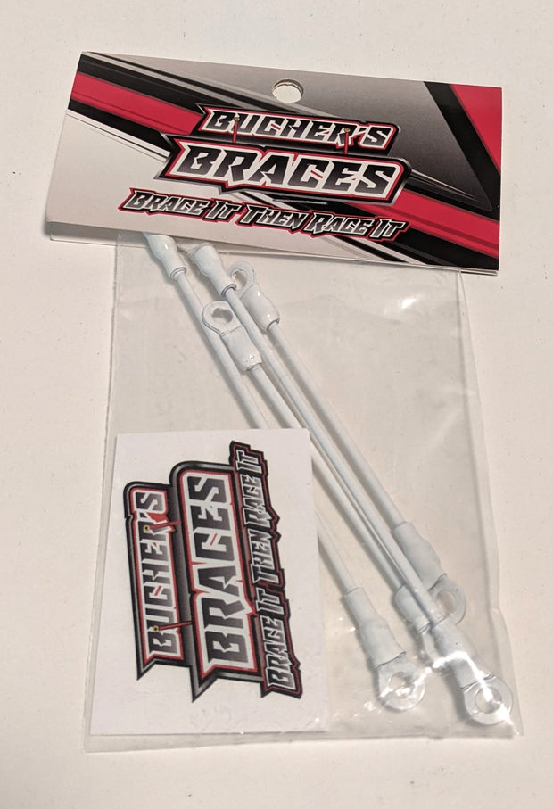 Bucher's Braces for Street Stock / LM / MWM / Mud Boss (4pcs) Choose Color