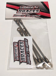 Bucher's Braces for Street Stock / LM / MWM / Mud Boss (4pcs) Choose Color