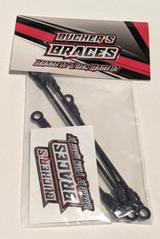 Bucher's Braces for Street Stock / LM / MWM / Mud Boss (4pcs) Choose Color
