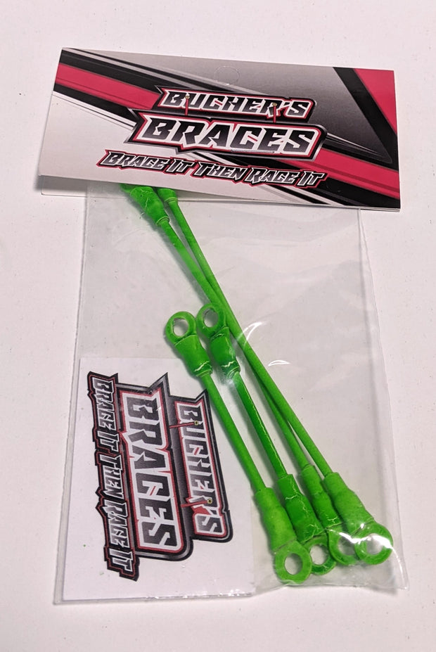 Bucher's Braces for Street Stock / LM / MWM / Mud Boss (4pcs) Choose Color