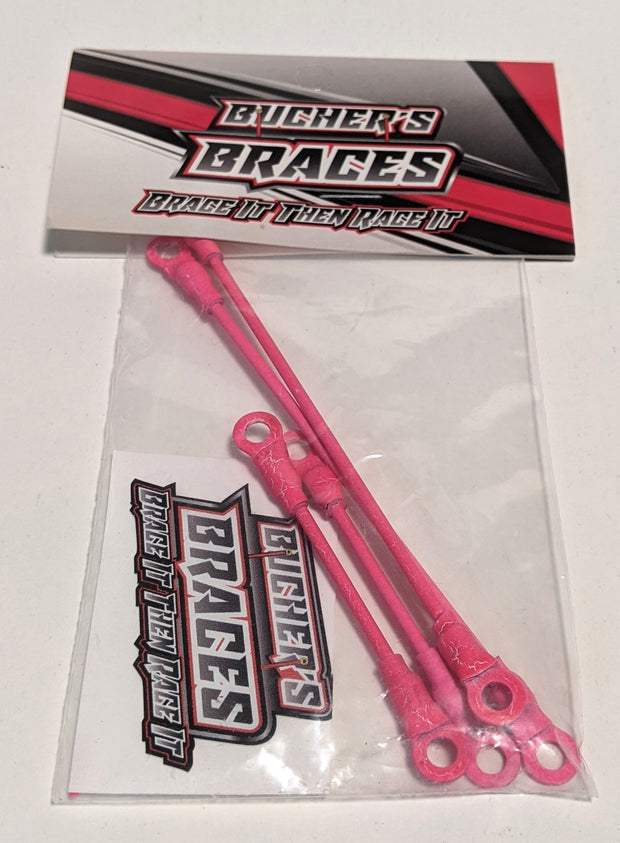 Bucher's Braces for Street Stock / LM / MWM / Mud Boss (4pcs) Choose Color