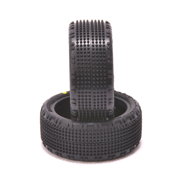 Schumacher U6907 Shard - 1/10 4WD Tires - Front - Yellow (1pr)