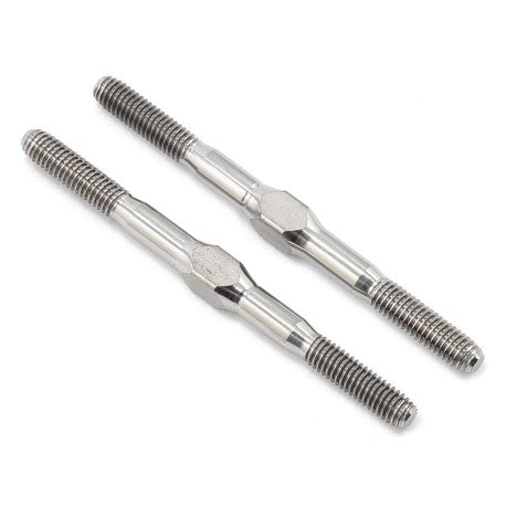Track Star Titanium Turnbuckles - Silver/ Raw (2ps) Choose Size