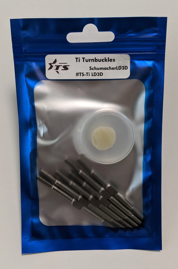 Track Star Titanium Turnbuckle Set - Schumacher LD3D (6pcs)