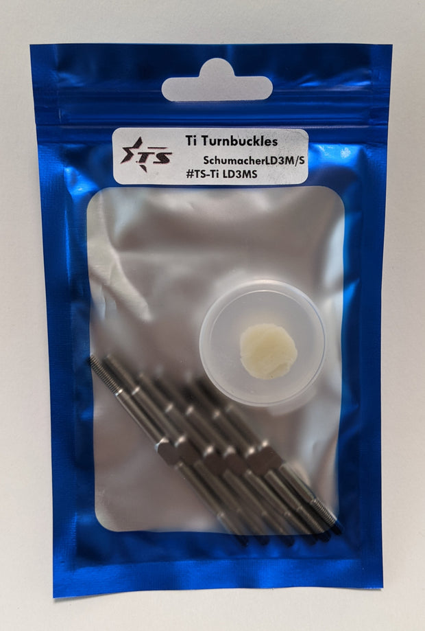 Track Star Titanium Turnbuckle Set - Schumacher LD3M/S (6pcs)