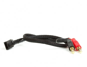 AVID 4mm Bullet Charge Lead for Tx/Rx battery - Futaba plug