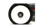 Kyosho Wheel Nut (Gun Metal/4pcs/Flange Cap/Serration) IFW649GM