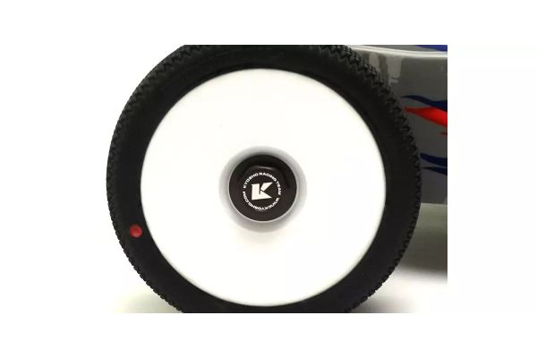 Kyosho Wheel Nut (Gun Metal/4pcs/Flange Cap/Serration) IFW649GM