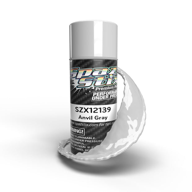 Spaz Stix Anvil Gray Aerosol Paint, 3.5oz Can