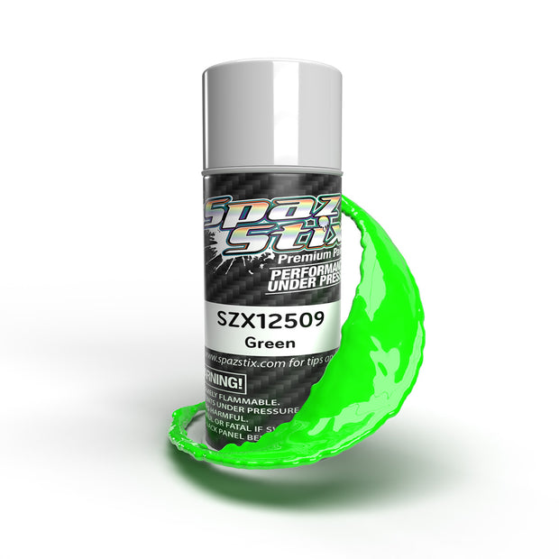 Spaz Stix Solid Green Aerosol Paint, 3.5oz Can
