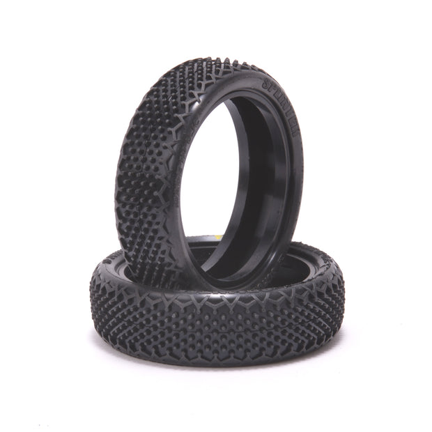 Schumacher U6906 SPLINTER - 1/10 2WD TYRES - FRONT - YELLOW - PR