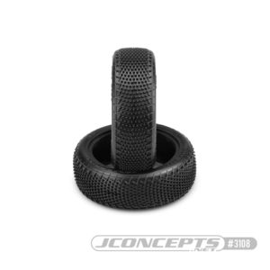 JConcepts 3108 Fuzz Bite 4wd Front Tire - Pink Compound (1pr)