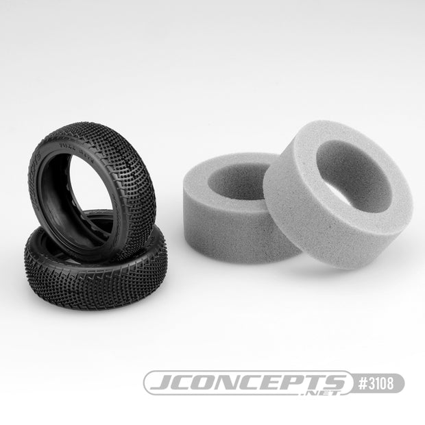 JConcepts 3108 Fuzz Bite 4wd Front Tire - Pink Compound (1pr)