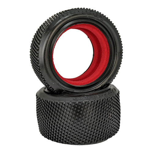 DE Racing Prodigy 1/10 Buggy Rear 2.2" Tires 2 &4wd (1pr)