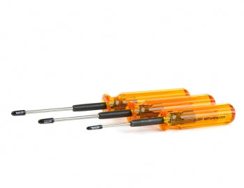 MIP 9506 2.0mm, 2.5mm, & 3.0mm Hex Driver Ball Wrench Set, Metric (3)