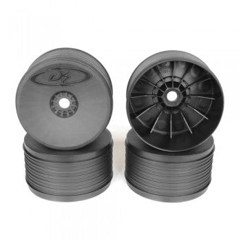 DE Racing Speedline 1/8 Truggy Wheels 4pk (Choose Color)