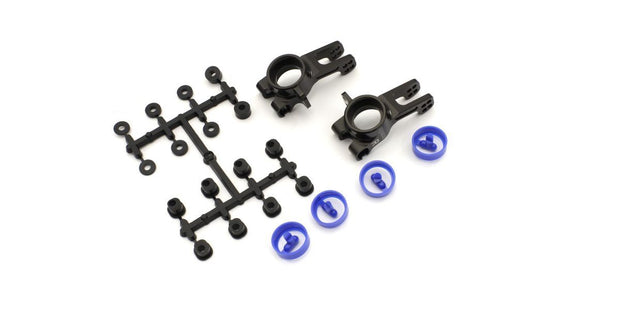 Kyosho IFW608 Aluminum Rear Hub Carrier (L,R/Gunmetal/MP10)