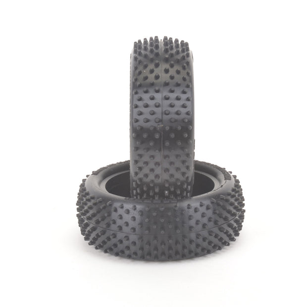 Schumacher U6888 Mezzo Front 4wd Turf Tire - Yellow Compound (1pr)