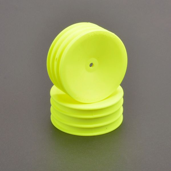 Schumacher U7456 Wheel; Hex - Med - 2WD - Neon Yellow
